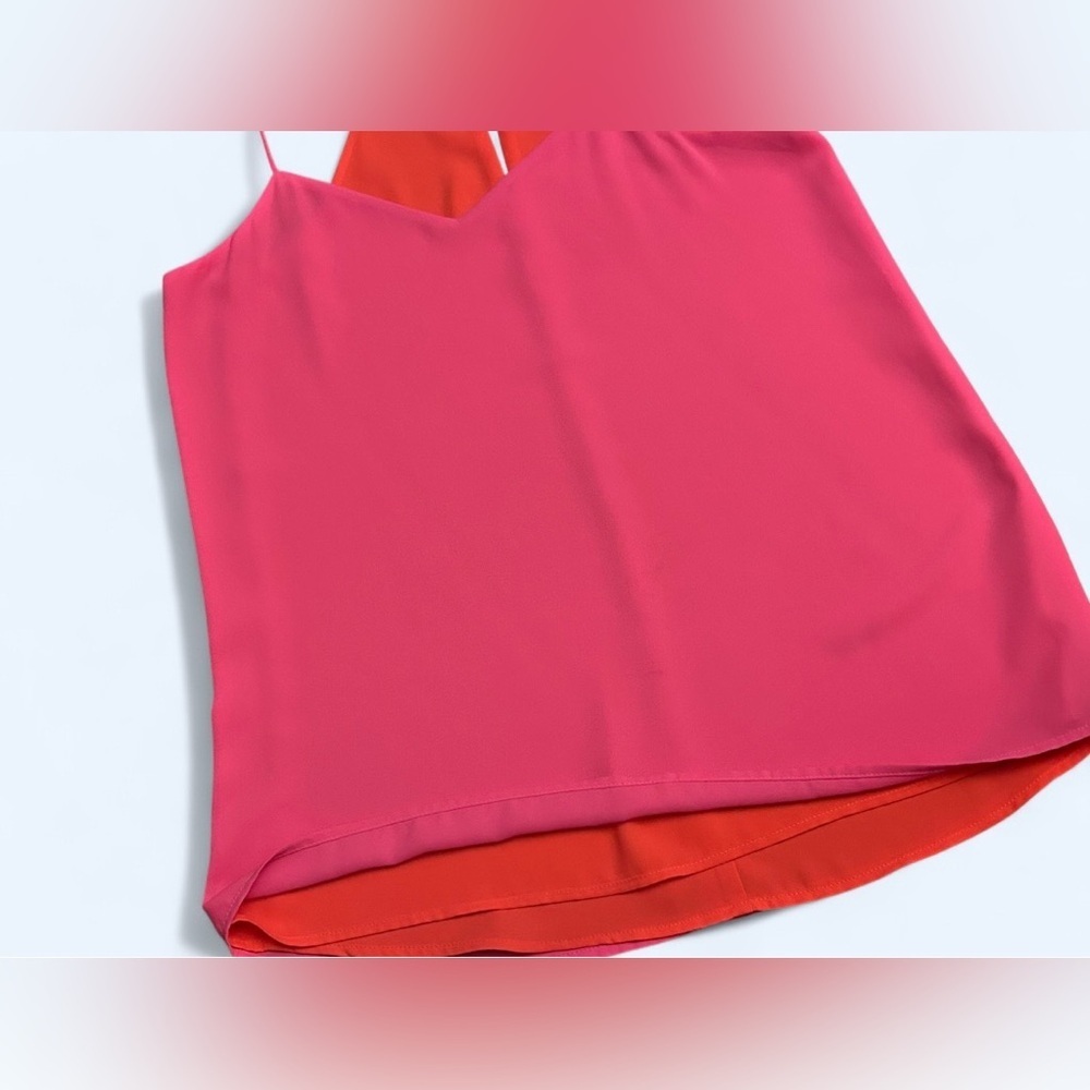 Express Barcelona Reversible Cami - Hot Pink/Coral, Size Small - Picture 3 of 4